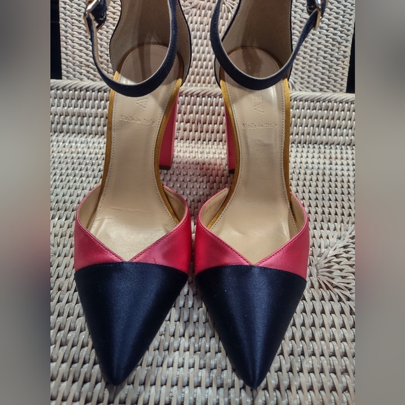 J. Crew Shoes - J.Crew Brooke - Italian Satin Colorblock Pointed-Toe Pumps